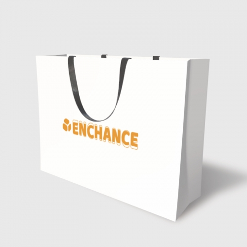 Paper Bag with Ribbon Handle